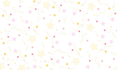 star  baby color pattern vector background