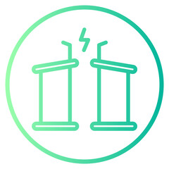 debate gradient icon