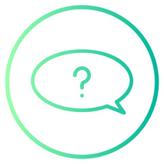 online voting gradient icon