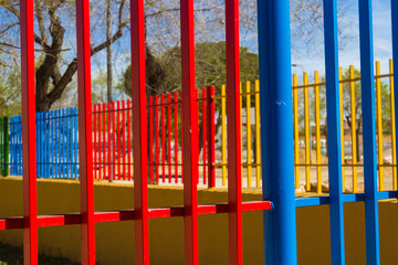 Obraz premium Coloured fences