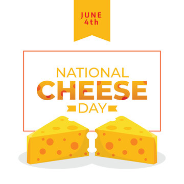 national cheese day design template for celebration. cheese vector. cheese illustration. flat vector design. food vector.