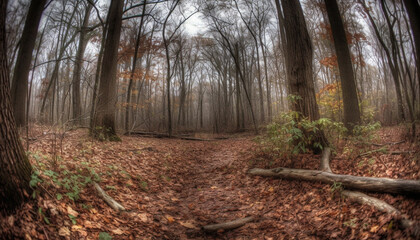 Fototapeta premium A tranquil scene in the wilderness area with vibrant colors generated by AI