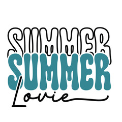 Summer louie  Retro SVG