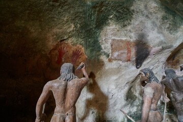 The scenic caves of Khao Kanab Nam in Krabi, Thailand