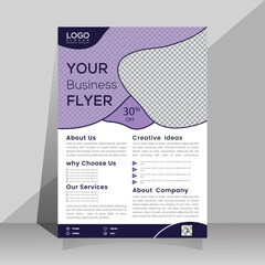 Corporate business A4 flyer template vector design set advertise marketing, promotion, cover page. IT Company, creative Unique Design Create Graphic design layout