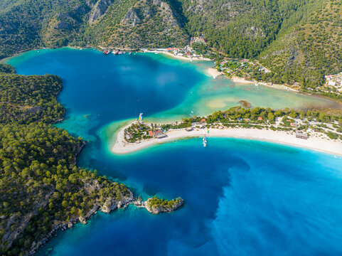 Fethiye, Muğla: Aerial View of Majestic &Ouml;l&uuml;deniz Beach
