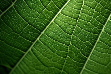 The texture of a tree leaf. Macro texture of foliage. Background leaf of a tree.