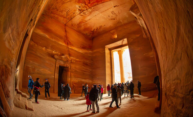 Petra Jordan inside the monastery