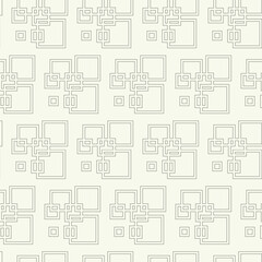 Vector monochrome geometric pattern in simple graphic design. Fashion trendy geometry.