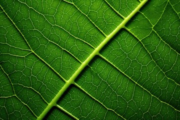 The texture of a tree leaf. Macro texture of foliage. Background leaf of a tree.