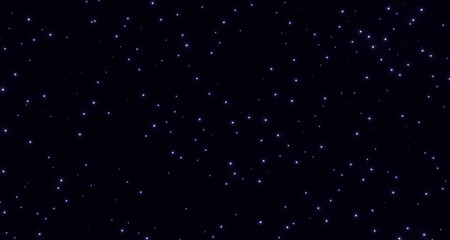 Naklejka na ściany i meble 3d render of stars in the night sky imitation 