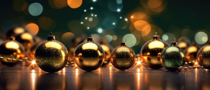 Christmas arora hd wallpaper, in the style of bokeh panorama, ai generative