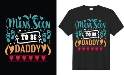 Obraz premium father's day t shirt design. Free Vector vintage typography illustration. with graphic vector design. Dad typography t shirt design template. Dad t shirt design with words Dad t-shirt design,