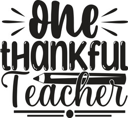one thankful teacher