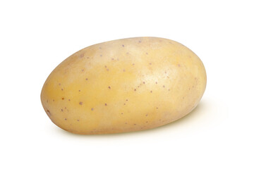 Potatoes on an isolated white background.