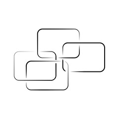 Geometric abstract icon