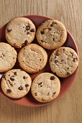 Cookies with chocolate