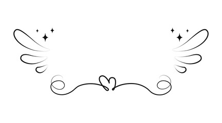 Elegant monograms, vector illustration