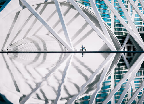 Valencia, Spain: City of Arts and Science designed by Santiago Calatrava
