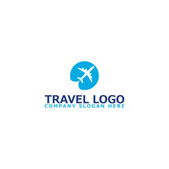 Travel Logo Icon Design Template. Air Travel logo isolated on white background