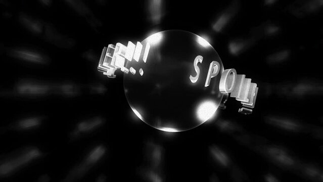 Spoiler Alert 4k in the style of Universal old school logo