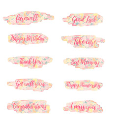 retro stickers on transparent background, png file, hipster vintage labels, gift tags