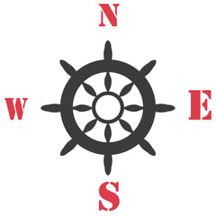 Obraz premium The best Ship Steering Wheel icon vector, illustration logo template in trendy style. Suitable for many purposes