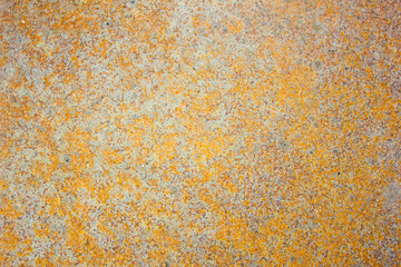Rust on metal. Authentic metal corrosion. Damaged metal by rust close-up.