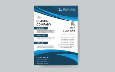 Corporate business flyer template design. design template.  marketing, business proposal, promotion, advertise, publication, cover page. modern design template. modern template