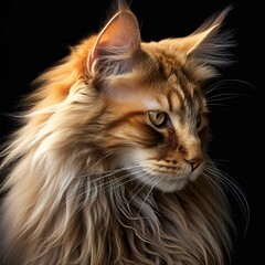Nature's Masterpiece: Showcasing the Exquisite Coat of Norwegian Forest Cats