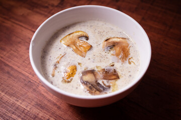 crema de champiñones