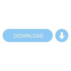 Download button for web or application with arrow.