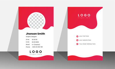  Professional Identity Card Template Vector for Employee and Others