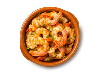 langostinos al ajillo