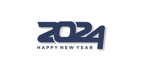 2024 logo idea with creative abstract concept
