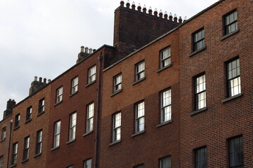Fototapeta na wymiar Classic architecture in the city of Dublin