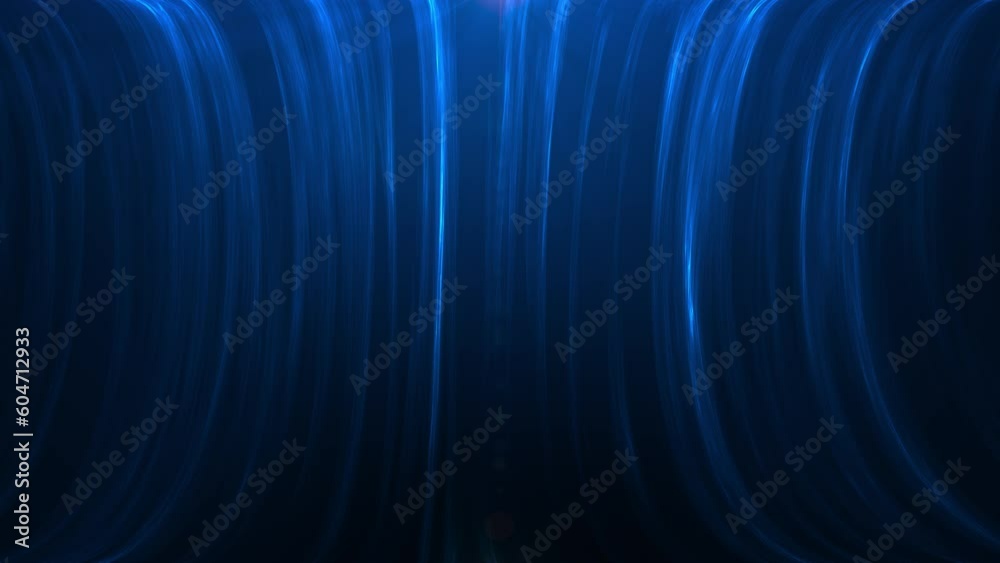 Wall mural abstract dark blue gradient animated background with lines