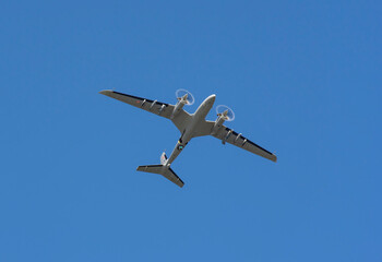 Fototapeta na wymiar High-Altitude Long-Endurance (HALE) Unmanned Combat Aerial Vehicle (UCAV) AKINCI
