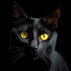 Inky Black Marvels: Capturing the Allure of Bombay Cats in Stunning Detail