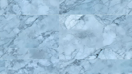 light blue panoramic background from marble stone texture for design tile wall art pattern