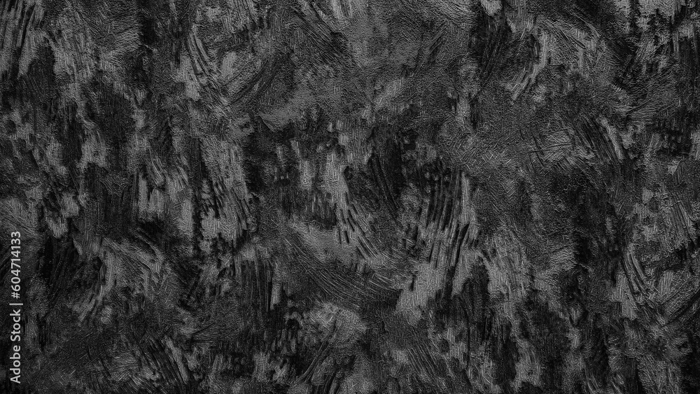 Poster abstract black wall texture for pattern background. wide panorama picture. black wall texture rough 