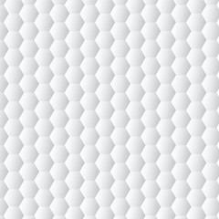 abstract monochrome seamless honeycomb white gradient pattern.
