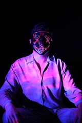 RGB marshmello mask