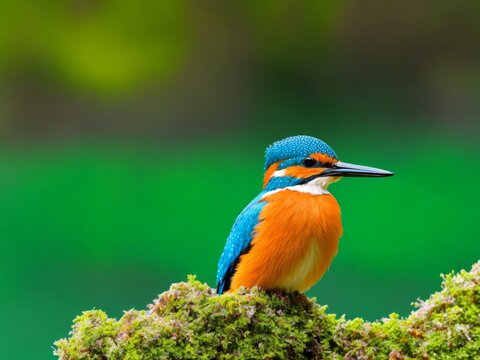 A picture of a kingfisher volume three created with generative ai, ki