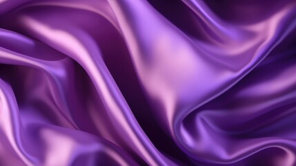 Obraz premium Flowing Satin Wave Texture Background