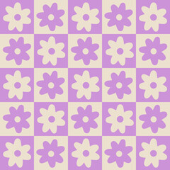 Abstract Groovy Flower Pattern