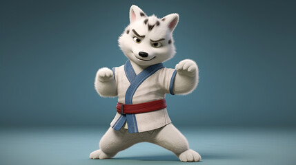 Karate the cute Husky dog