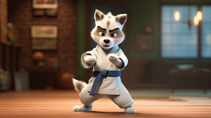 Karate the cute Husky dog