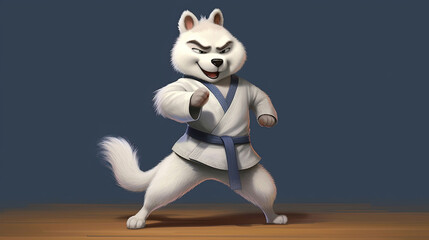 Karate the cute Husky dog