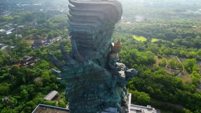 Garuda Visnu Kencana statue is a 122-meter tall statue located in Garuda Wisnu Kencana Cultural Park, Bali, Indonesia. It was designed by Nyoman Nuarta and inaugurated in September 2018.